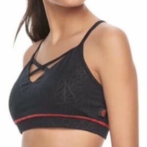 Marvel Hero Elite Spider-Man Print Crisscross Sports Bra by Her Universe